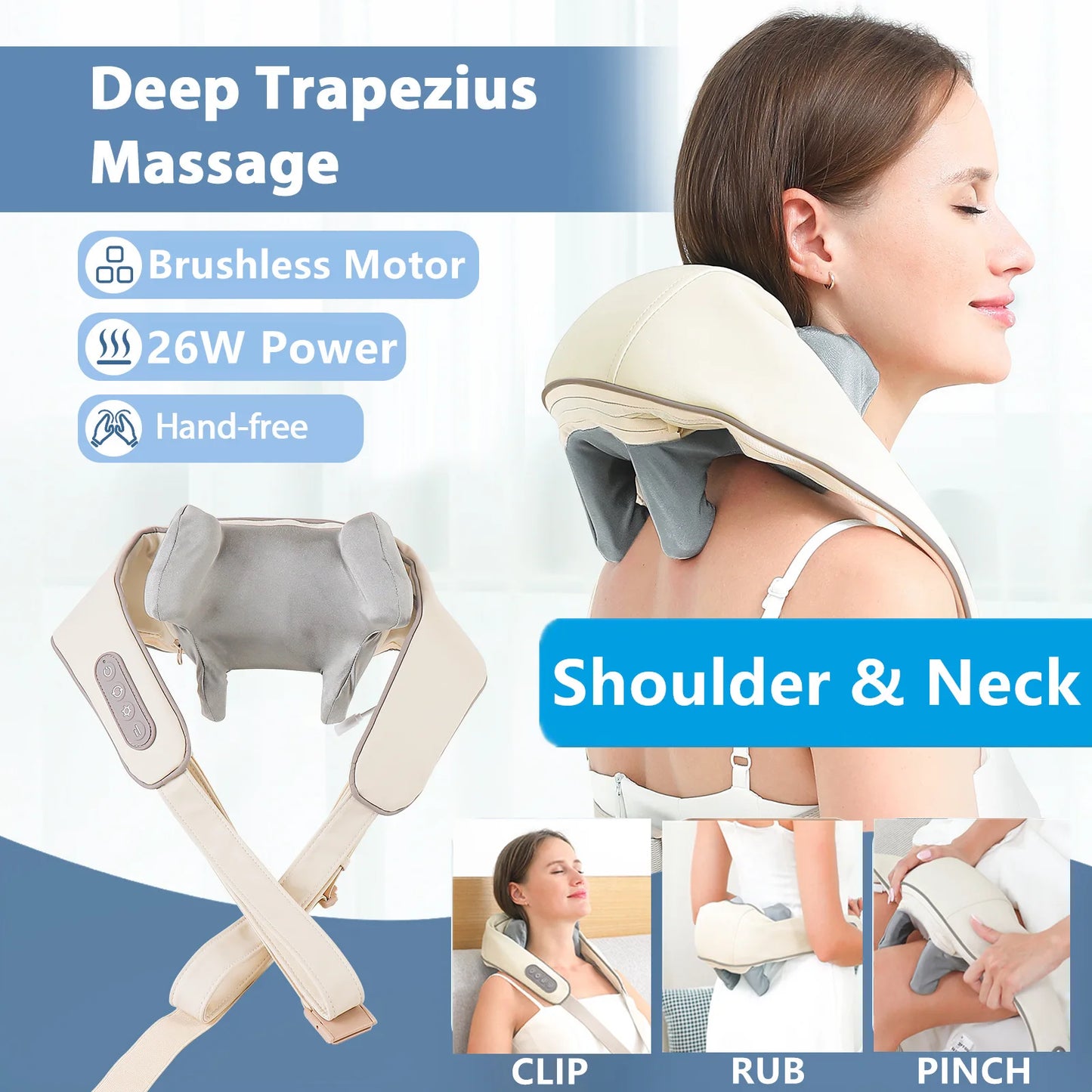 Soothing Wireless Neck & Shoulder Massager™